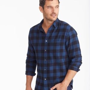 UNTUCKit Flannel Barrelstone Shirt Blue/Black - Size Large